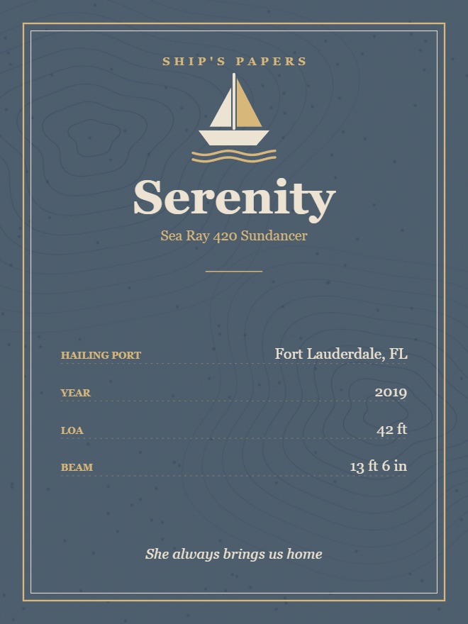 Boat Poster