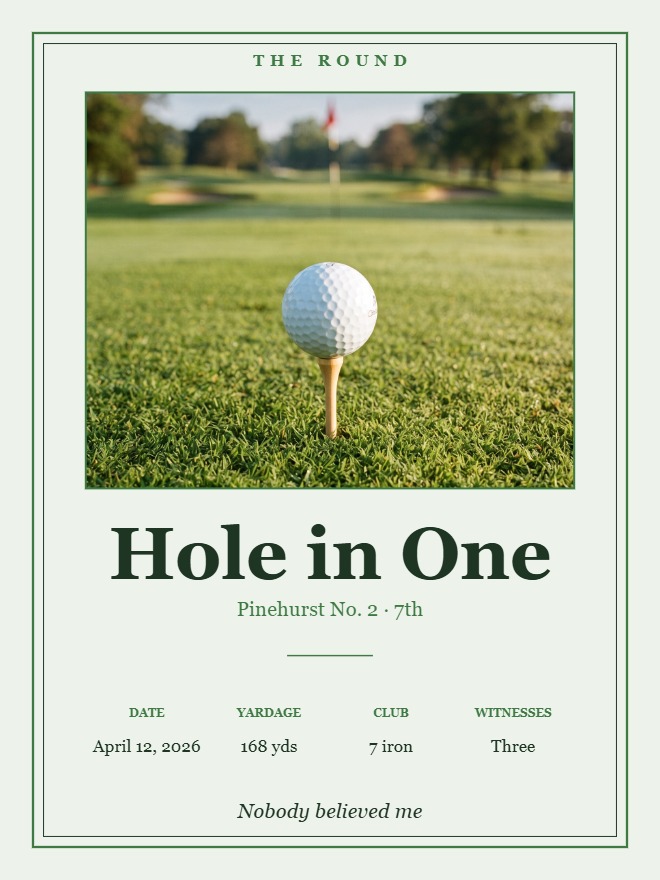 Golf Poster